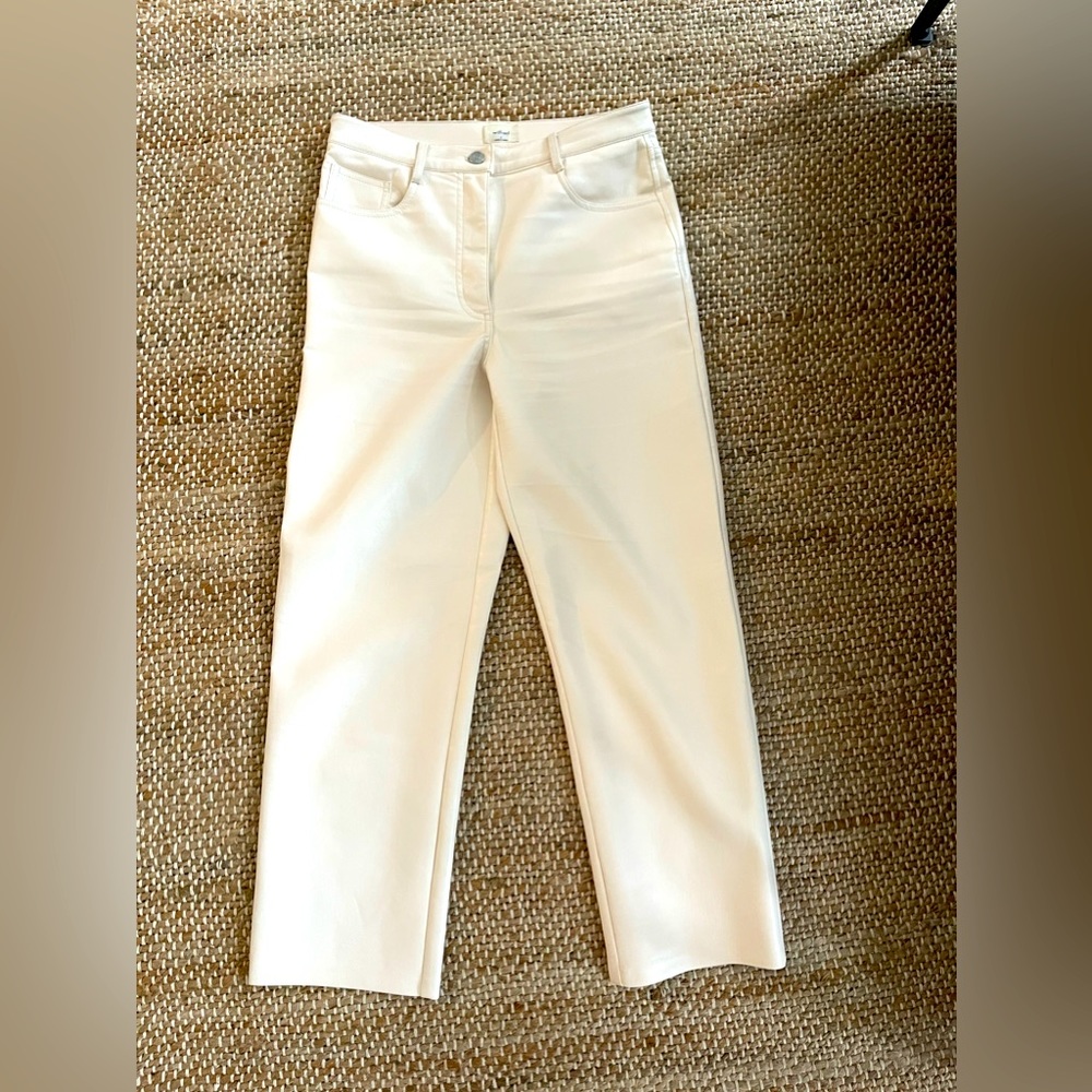 Aritzia MELINA cropped leather pants